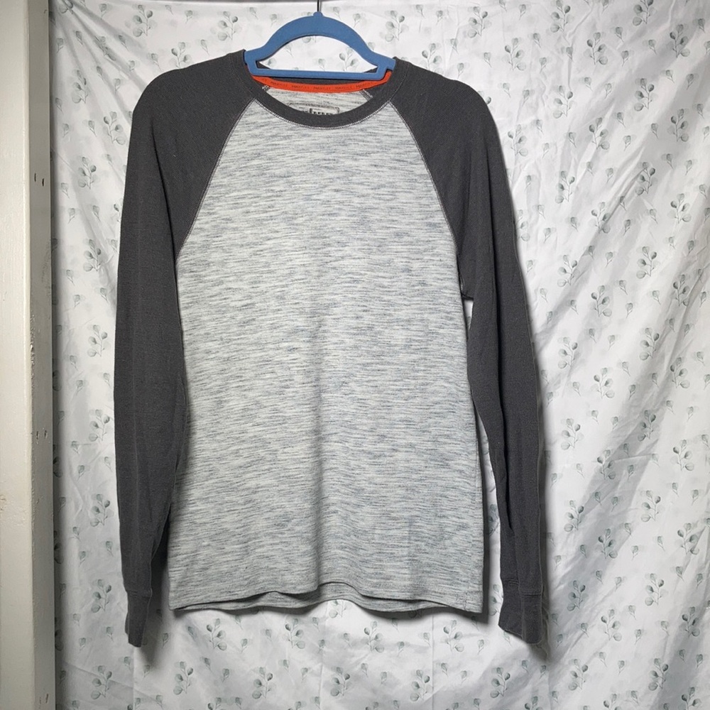 Urban pipeline - long sleeve t - medium - gray/white